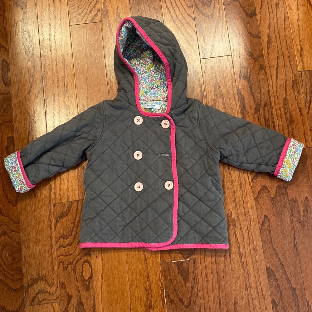 Baby boden quilted coat 18-24 guc